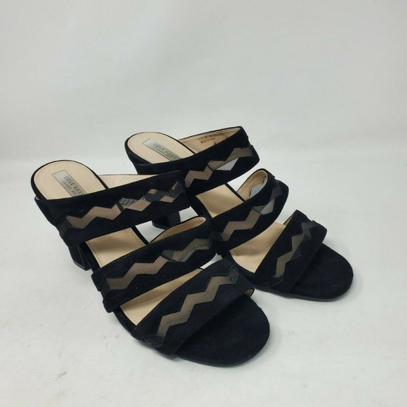 Cole Haan Black Suede Emilia Sandal (8) - Picture 4 of 7